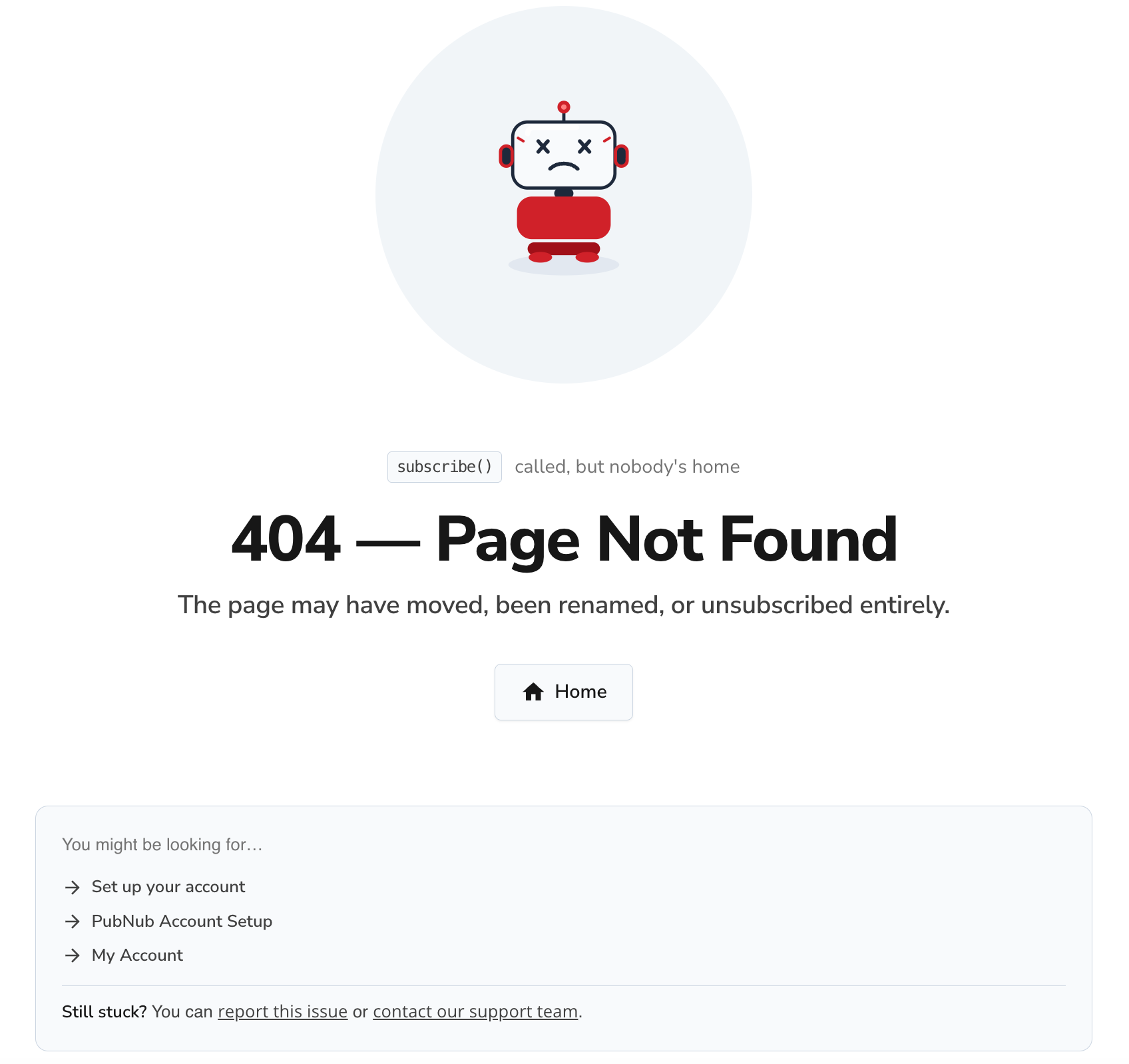 Custom 404 page with related content suggestions