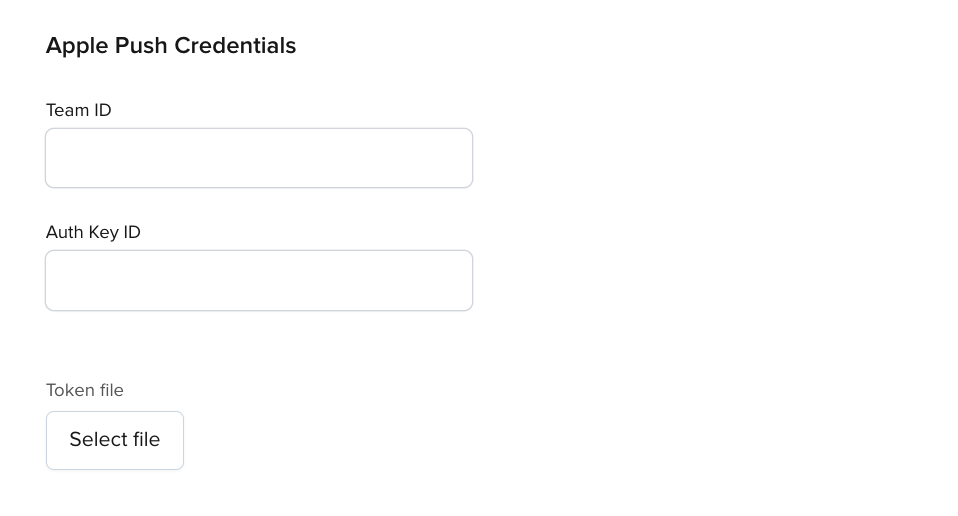 Upload token