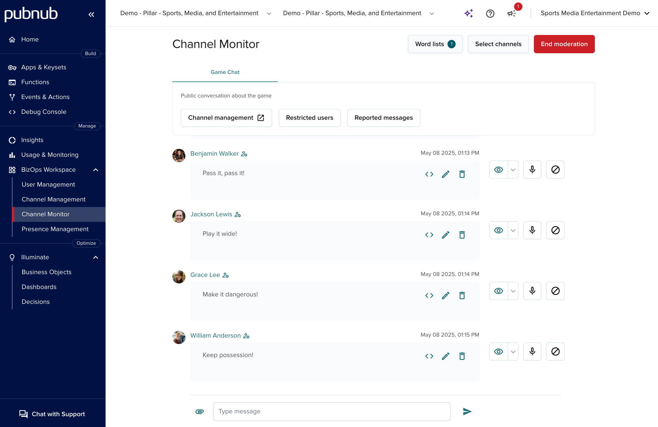 Channel Monitor