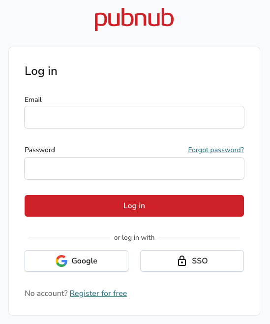 Admin Portal login page showing email, password, and SSO options