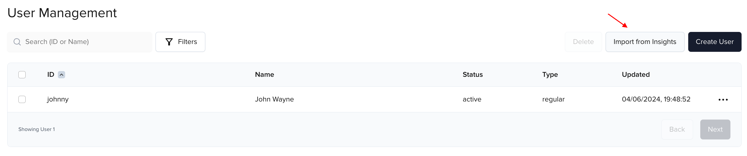 Top 20 users