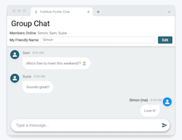 Chat Demo written in Flutter