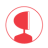 Insights at the Pub Newsletter Icon 3 96x96 Person using a voice assistant on a smartphone with a red microphone icon displayed.