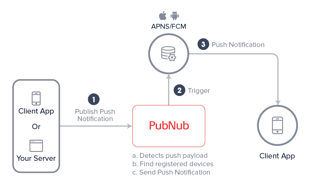 Push notification runtime interface for push notification providers.