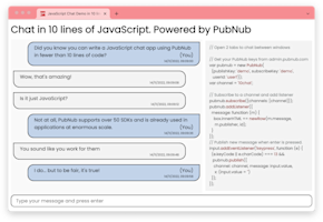 Chat in 10 Lines of Code