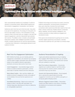 Gain unprecedented visibility and knowledge of audience behavior to proactively deliver differentiated experiences that transform engagement, monetization, and retention.