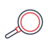 Magnifying glass icon that represents an overview