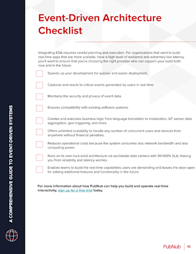 Event-Driven Architecture Checklist