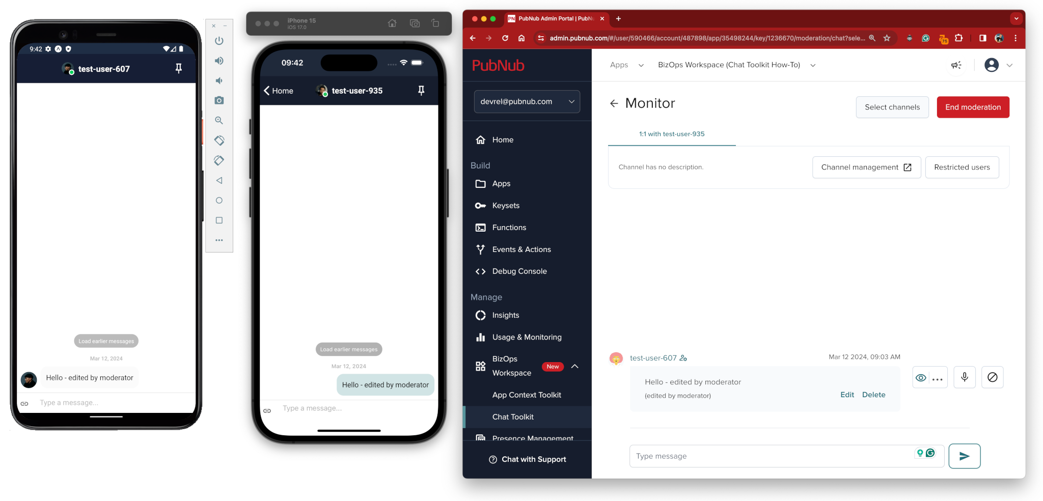How to Monitor Conversations with BizOps Workspace | PubNub