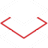 Graphic image of layered squares with a contrasting red and black color scheme.