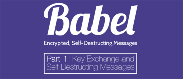 Key Exchange and Self Destructing Messages Overview