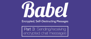 Create Encrypted Chat Messages
