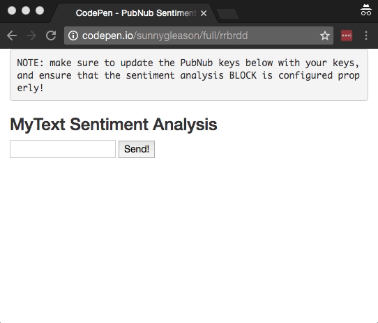 Watson Sentiment Analysis in Action