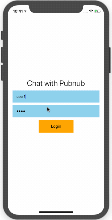 Message History Functionality with Gifted Chat and PubNub