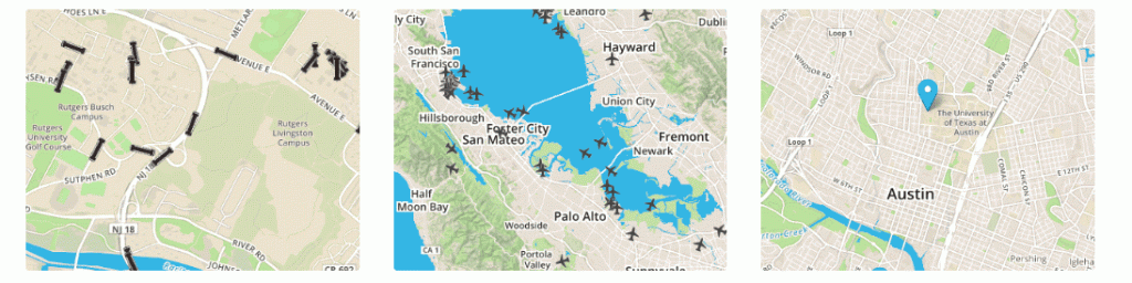 EON real-time maps for iot