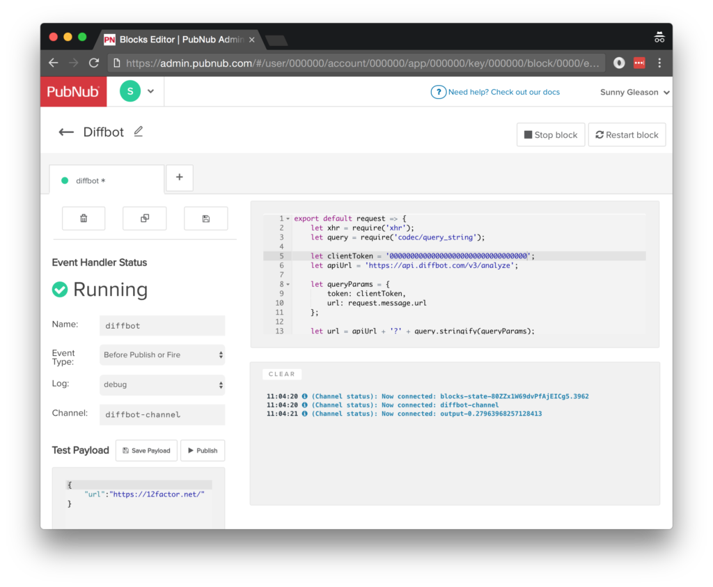 Paste BLOCK code