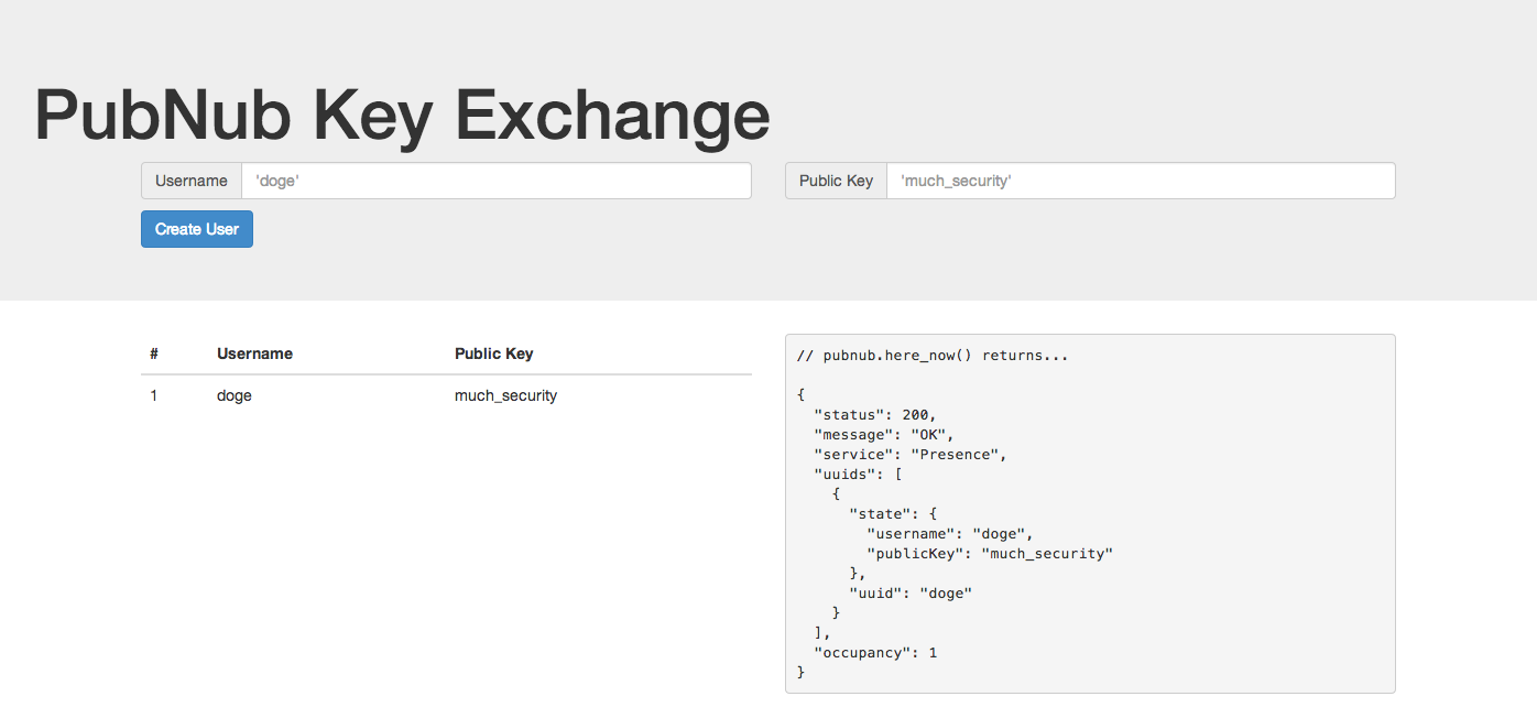 key exchange