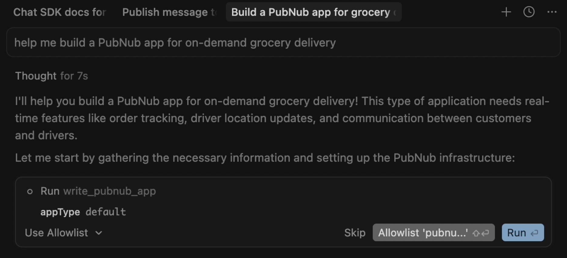 Writing Full PubNub Applications