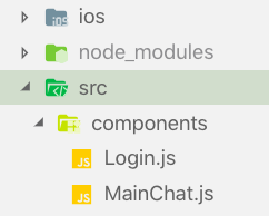 React Chat App File Structure