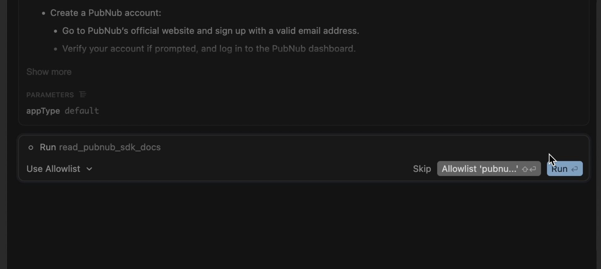 Read PubNub Documentation
