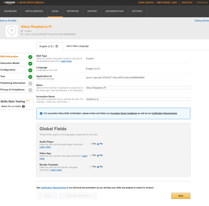alexa-raspberry-pi-config