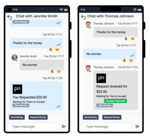 Preview of Peer-to-Peer Payment Demo demo