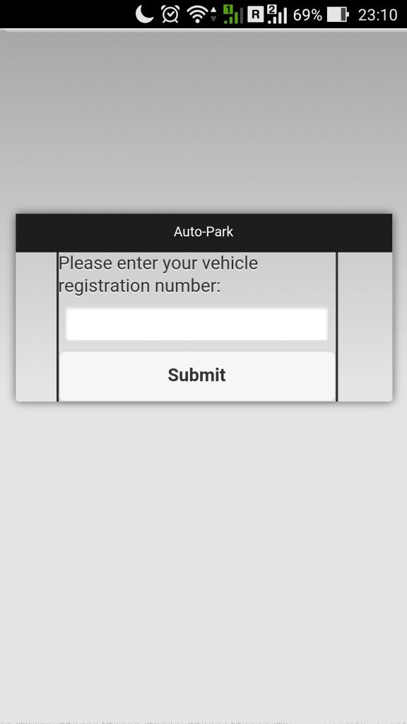 Parking Meter App Initialization