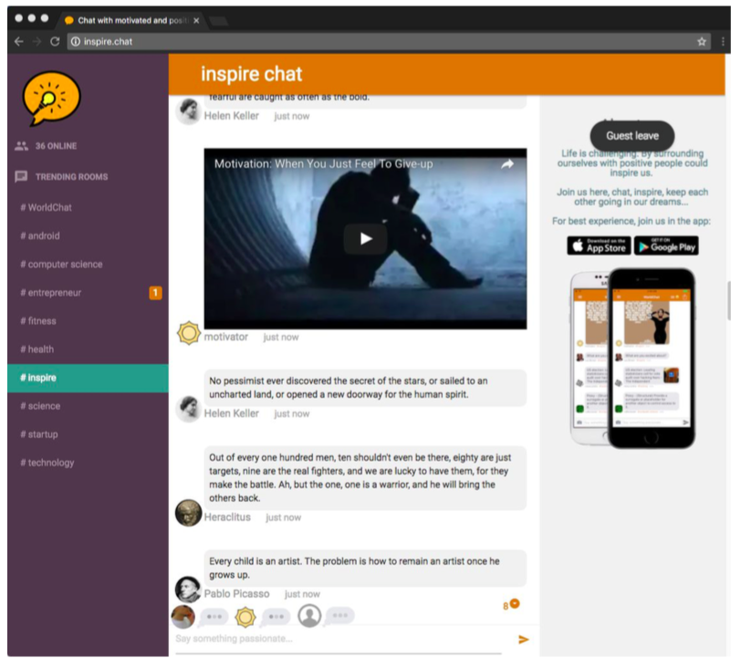 pubnub powered chat