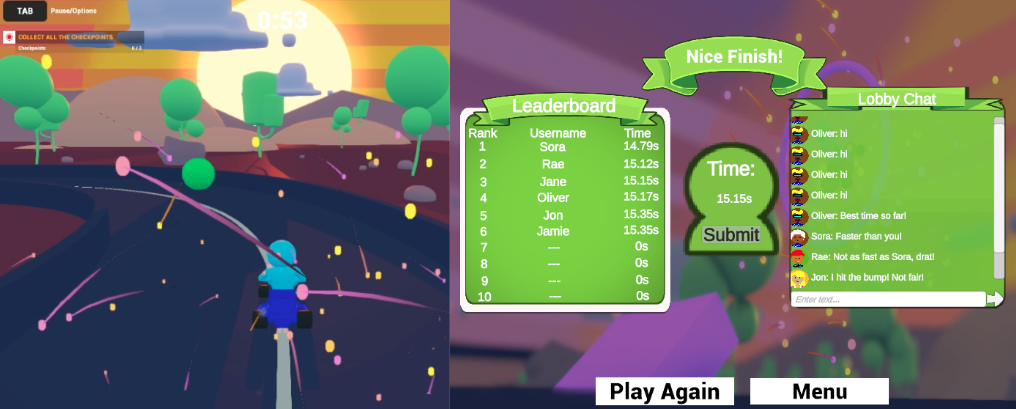 Unity-Karting-Leaderboard-Chat