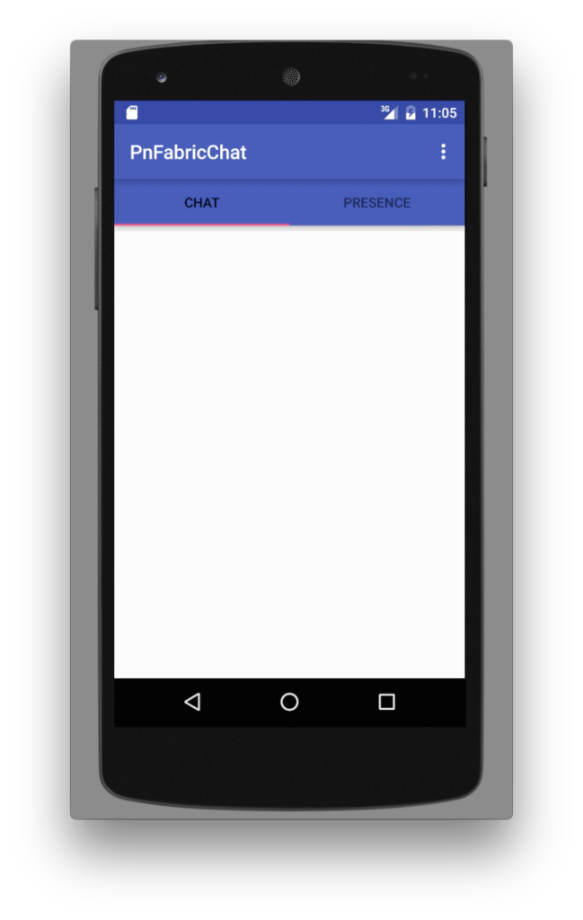 Fabric Main Activity View