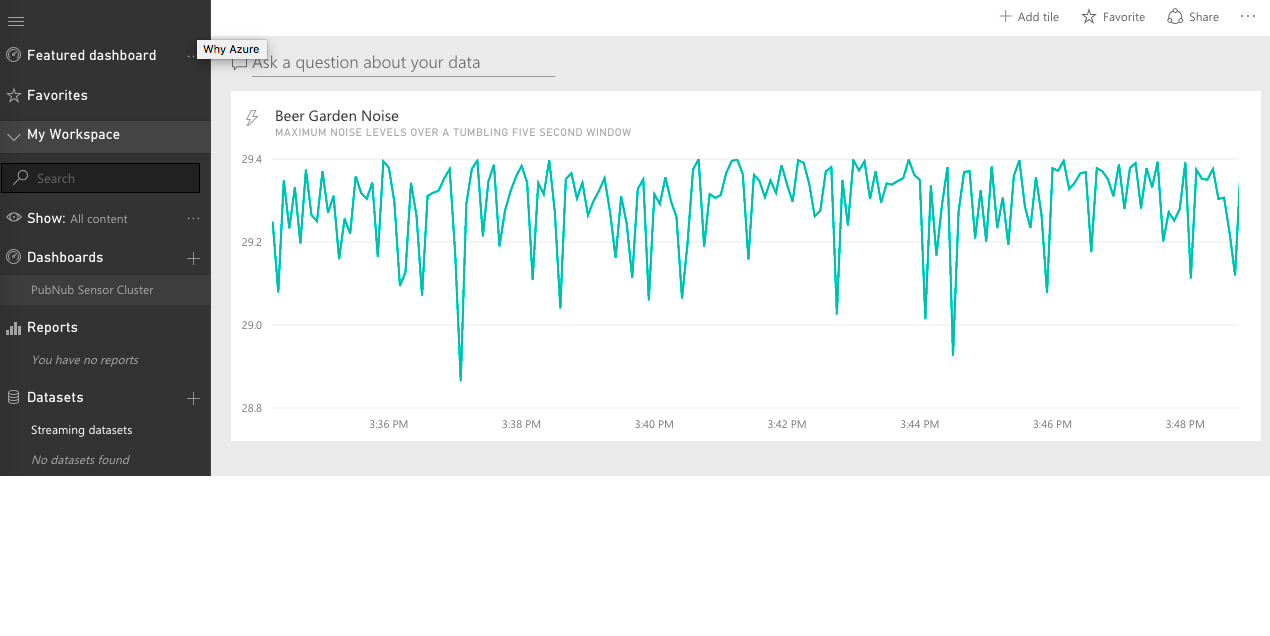 PubNub Azure Event Hubs Demo