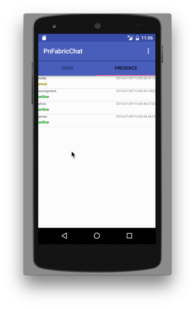 Fabric App Presence