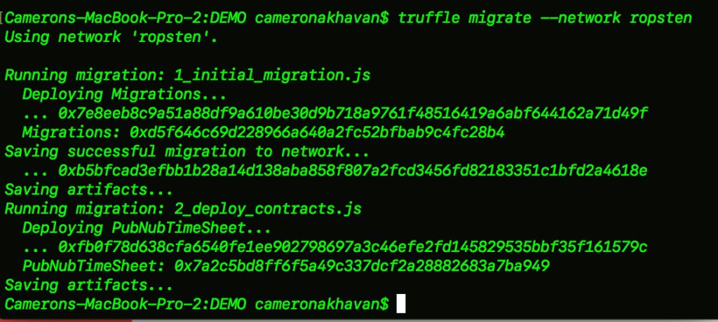 Deploying to a Network