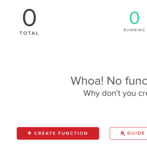 Create function screen