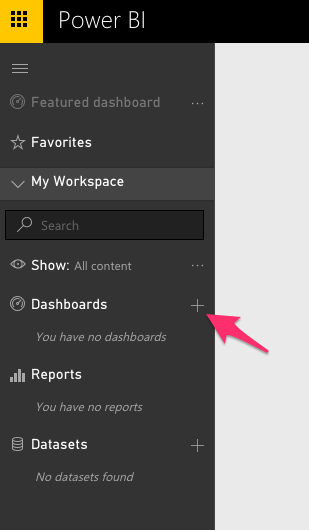 Dashboard Menu