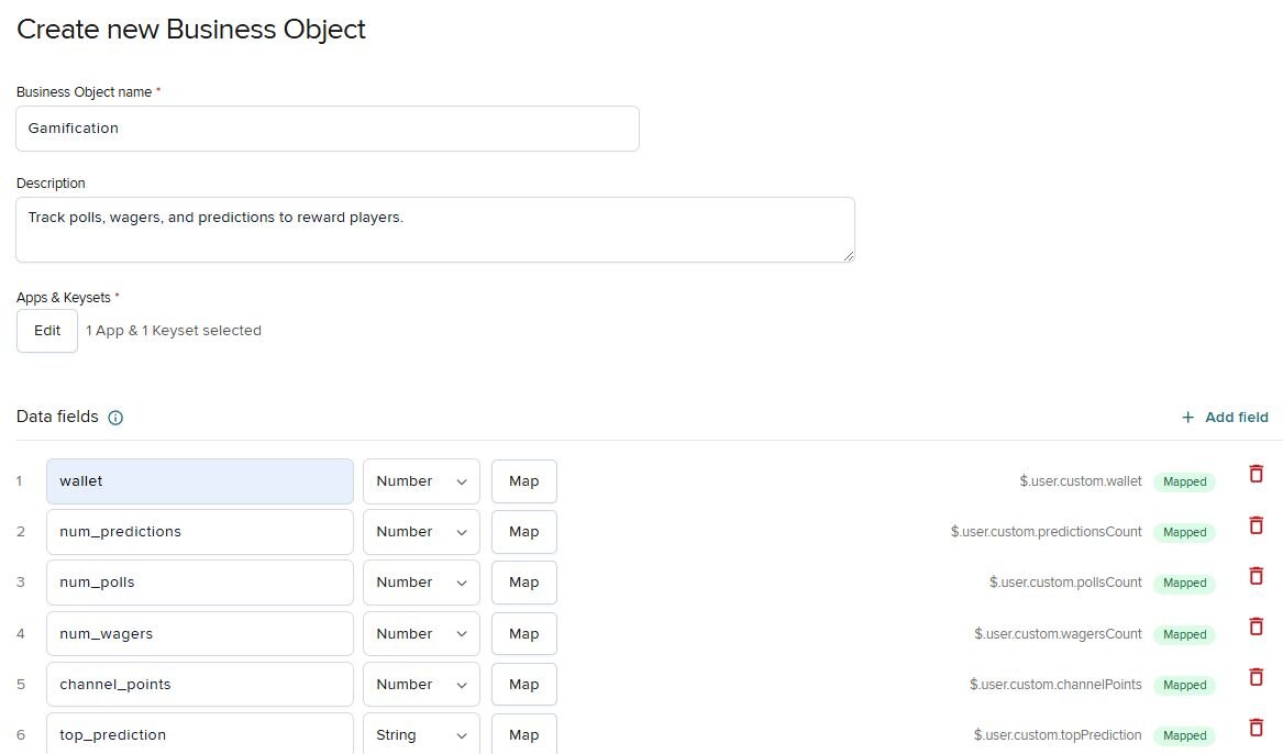 Create a new Business Object in the Admin Portal for Illuminate to capture App Context updates