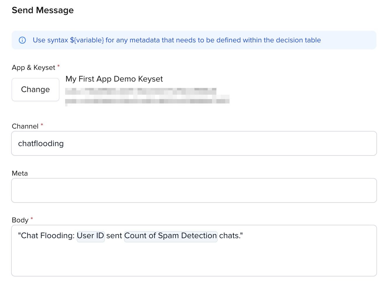Setting up Illuminate for spam detection - Actions
