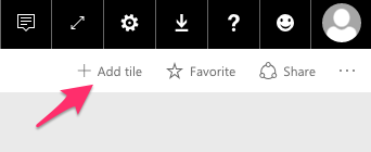 Add Tile Panel