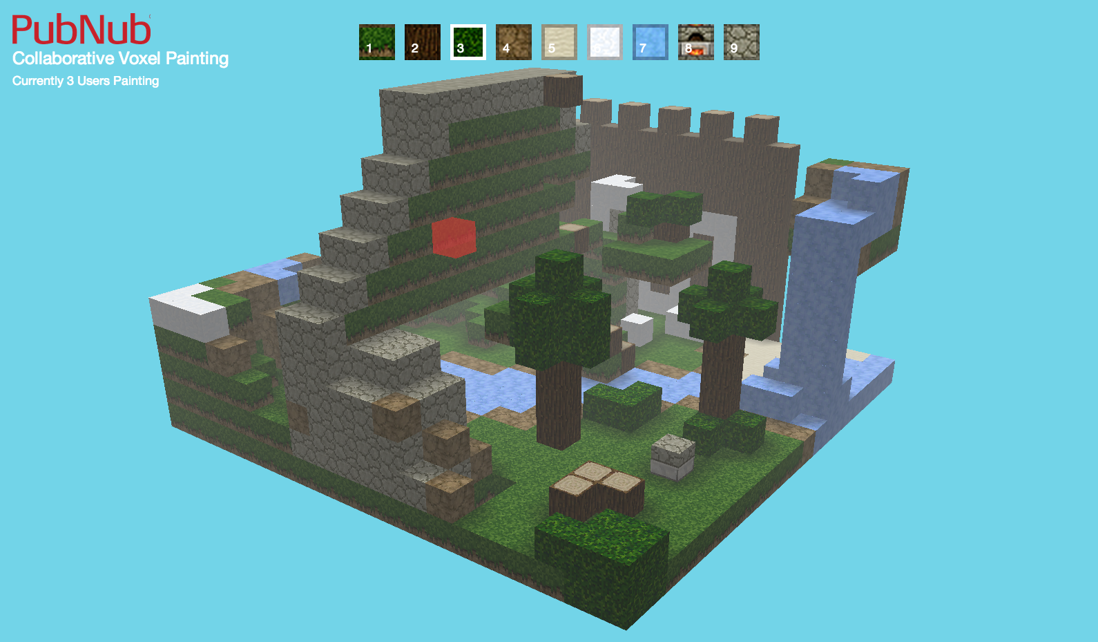 StackHack, a multiplayer 3D WebGL game