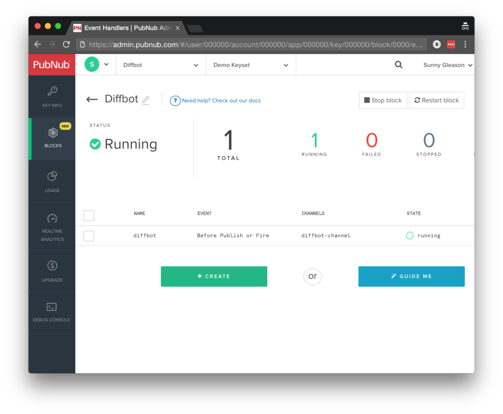 Create Event Handler