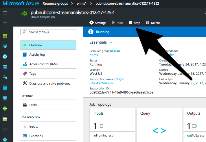 PubNub Azure Event Hubs Demo