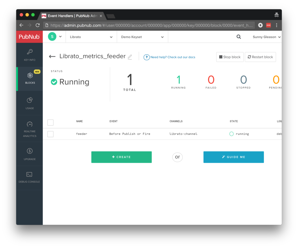 Create Event Handler