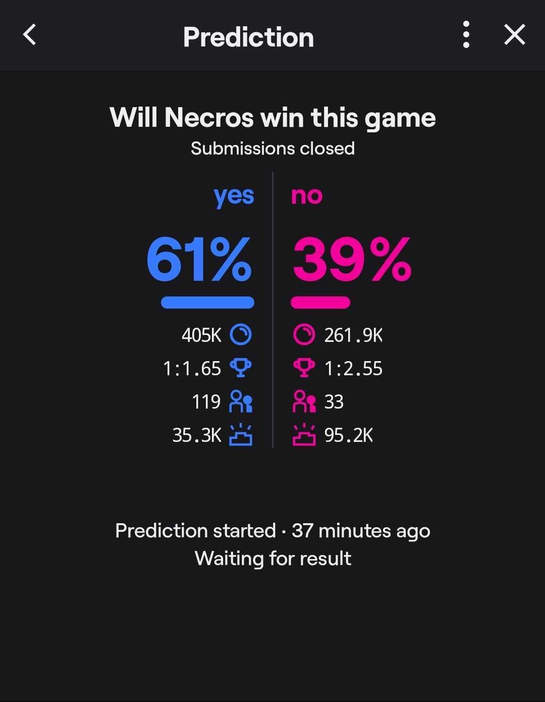 Twitch Predictions utilize “channel points”, non-currency earned through watching the channel to gamble