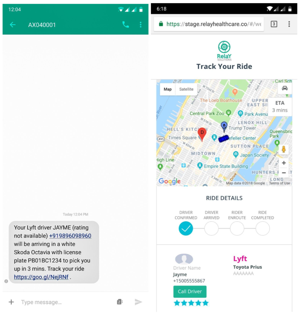 one-call-relay-ride-mobile-apps