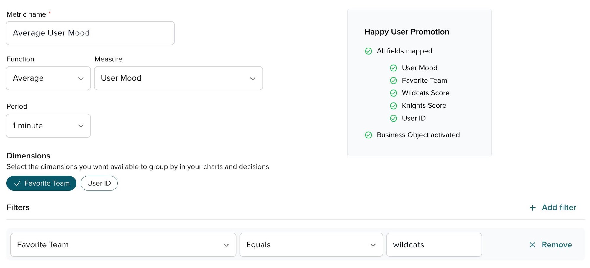 PubNub Illuminate Metric