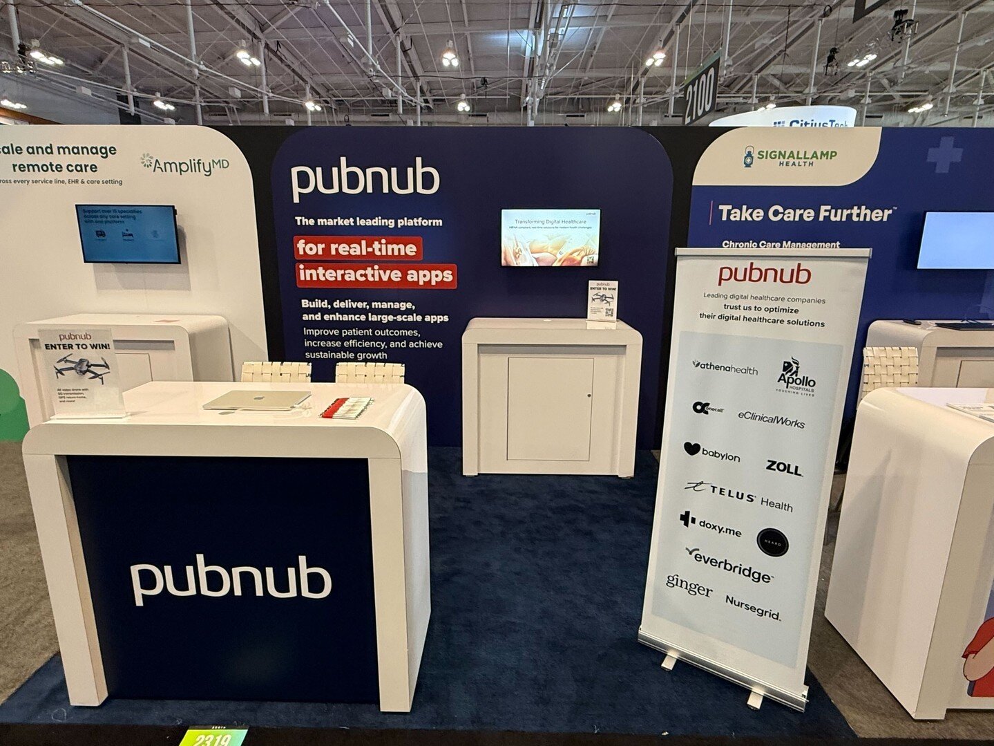 PubNub Booth at ViVE 2025