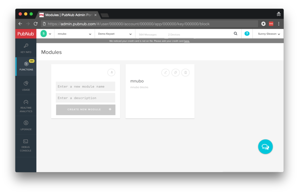 PubNub BLOCKS catalog