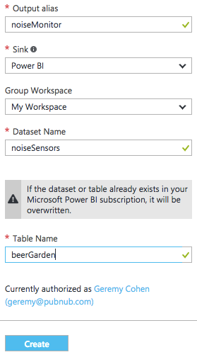 PubNub Azure Event Hubs Demo