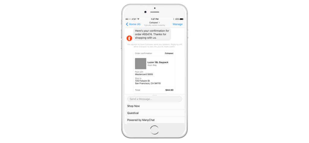 ecommerce-in-chat-app