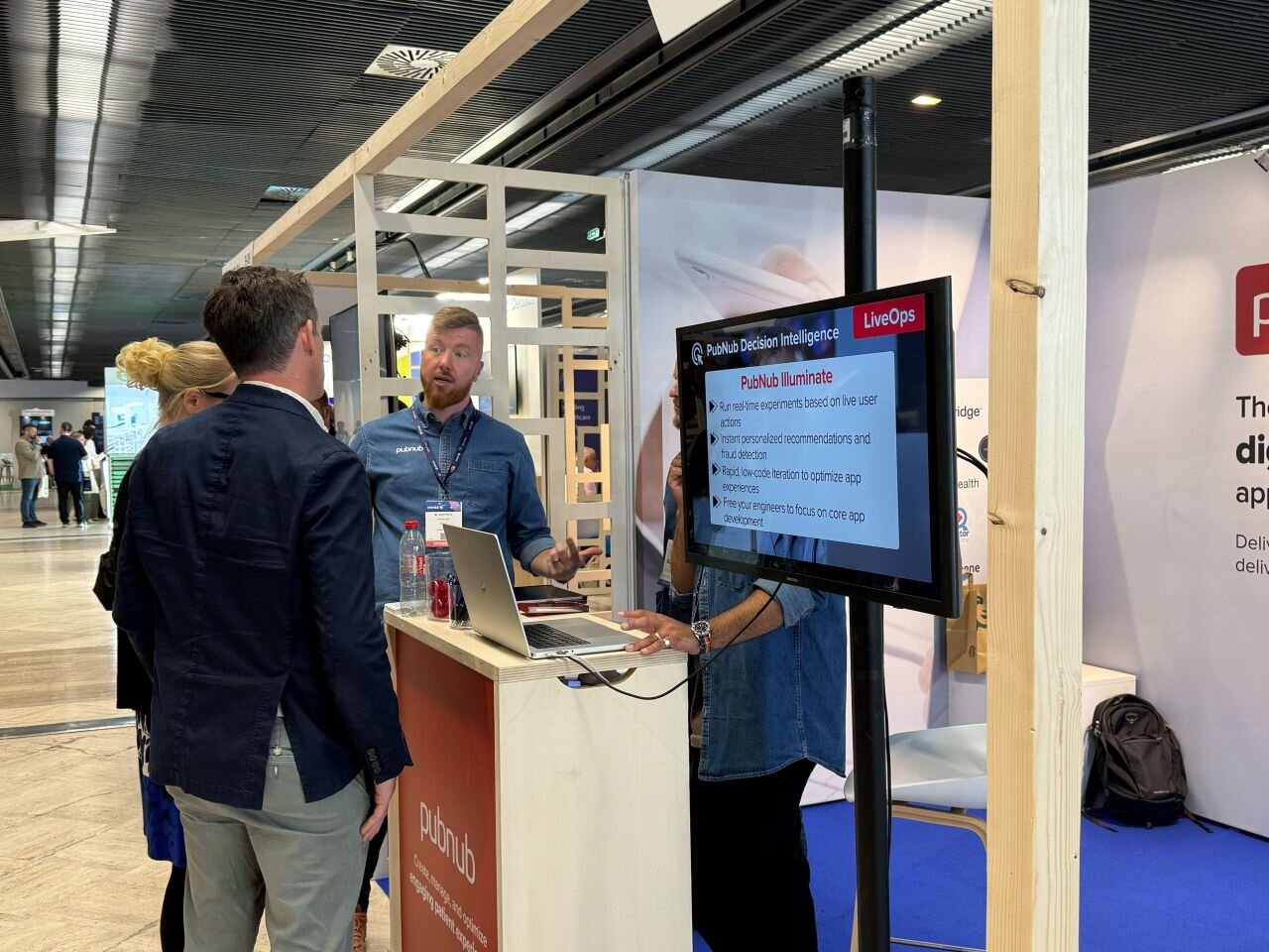 PubNub HIMSS 25 Europe Booth